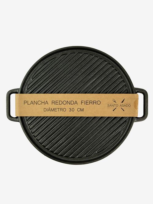 Plancha Redonda Fierro 30 Cm